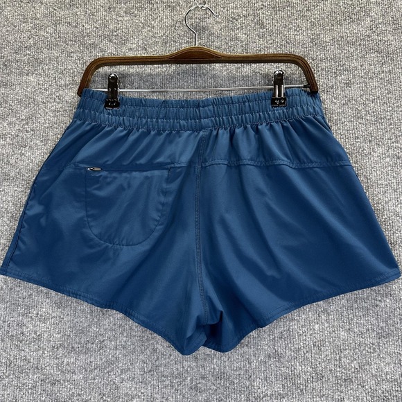 Vuori Shorts Womens Large Blue Athletic Performance Running Quick Dry Pockets - Picture 4 of 10